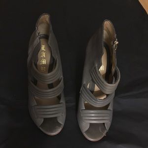 LAMB open toe booties.  Branch new condition